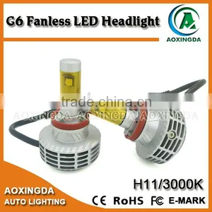 6000LM G6 Automotive LED Headlamp H11 6000LM thumbnail-3