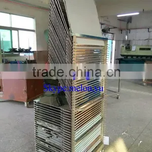 Multilayer Stainless Steel Solid Plate Drying Rack With Chassis Cart for Electronics thumbnail-4