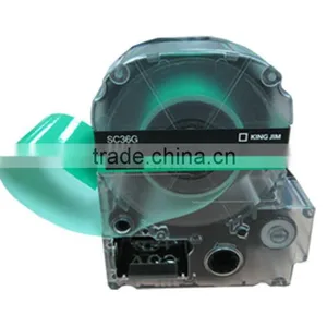 Green Tepra Label Printing Tape thumbnail-1