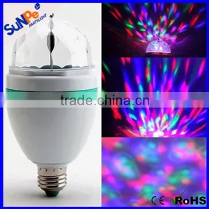 Christmas Stage Home Party Decorative Auto Rotating Mini LED Laser Light Bulb Disco Ball for Sale Quality Choice thumbnail-1