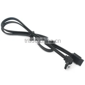 Black Sata Data Extention Cable Right to Straight 7 Pin thumbnail-1