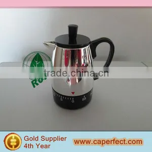 Plastic ABS With Vacuum Coating Coffee Pot Shaped Kitchen Timer thumbnail-1