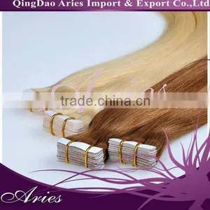 Best Quality Vrigin European Human Hair Tape Hair Extensions Wholesale Prices thumbnail-1