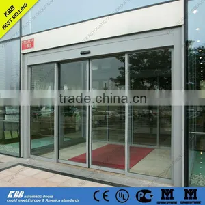 Automatic Stainless Steel Frame Glass Sliding Door Design thumbnail-5
