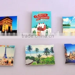 Statue of Liberty, Westminster Bridge, Big Ben, Croatia, Dubai, Paris, Landscape Souvenirs Magnets Fridge Magnet thumbnail-1