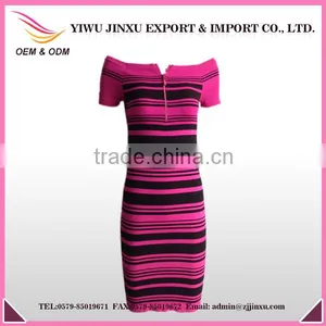 2016 Women Fashion Summer Dress off Shoulder Skirt thumbnail-1
