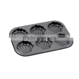 Bakeware Non-stick Cake Pans of 6 Cups Muffin Pan thumbnail-6