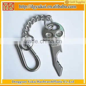 Yukai OEM Stainless Steel Keychain Tool Skull Key With #2 Flat Head Screwdriver thumbnail-1