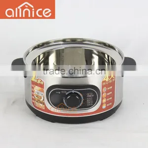 New Design Stainless Steel Lid Electric Steamer,inner Pot,outer Shell Cylinder Rice Cooker thumbnail-6