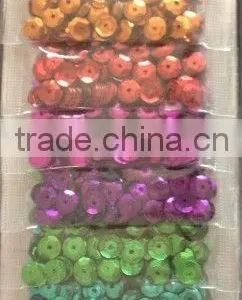 PVC 40mm Mult-color Round Glitter Sequin thumbnail-1
