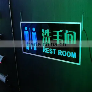 Led Glow Sign Boards Toilet Led Light Sheet thumbnail-1