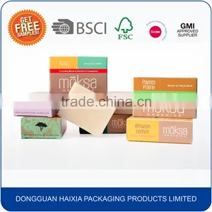 Hot Selling Brown Craft Soap Gift Packaging Box thumbnail-1
