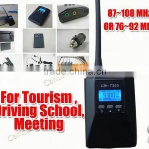 CZH-T200 0.2w Tablet Android fm Transmitter Bluetooth thumbnail-1