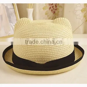 High Quality Custom Cheap Fashion Natural Straw Hats Made In China thumbnail-3