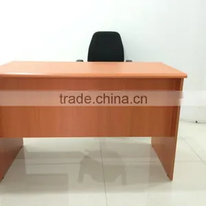 Simple Design Cheap HPL Office Dest Set Office Furniture Set Desk and Chair thumbnail-3