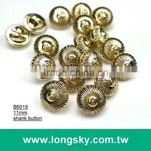 (#B6019/11mm) Anthentic Plated Plastic Small Buttons for Dress Shirt From Taiwan thumbnail-1