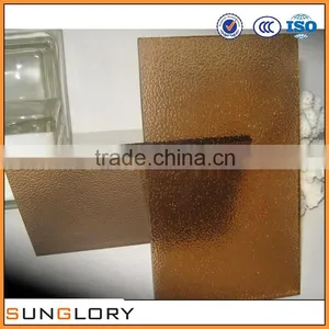 4mm 5mm 5.5mm 6mm Amber Floral Patterned Glass thumbnail-3