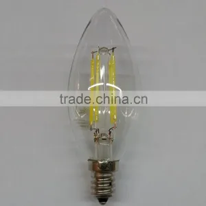 Full Glass Dimmable E14 E12 4w Led Filament Bulb thumbnail-2