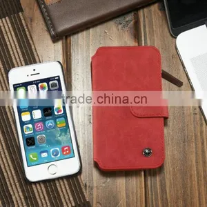 Whosale Leather Wallet Phone Cover Combo For Iphone 5/5s thumbnail-1
