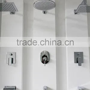 Bathroom Rain Showers Head Set Chrome Best Australian Watermark Wels B2 thumbnail-2