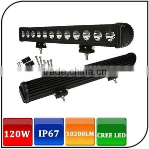 Wholesale High Power 20" IP67 Each 10W Cree Led Light Bar Spot Flood 120w Jeep off Road Led Work Light thumbnail-1