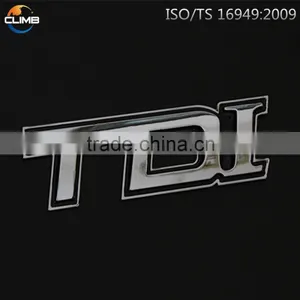 4mm 3d Stickers Chrome Car Custom Separated Letters /V6 Car Emblem thumbnail-3