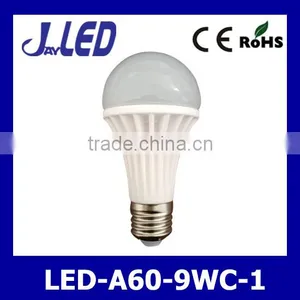 LED A60 Bulb 9W Ceramic Body E27 Bulb 170-260V Body thumbnail-1