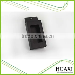 Black Window Corrugated Paper Box for Mobile Phone Accessories thumbnail-1