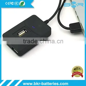 4 USB Port Hub USB 2.0 HUB for Pc Laptop Notebook Computer - Black thumbnail-6