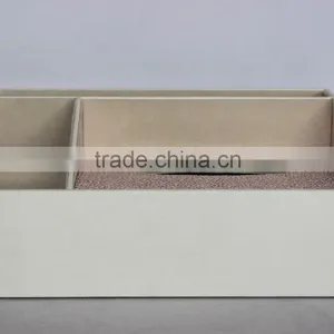 Home Decoration Faux Leather Tissue Box/Office Cardboard Napkin Box thumbnail-2