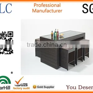 Coffee Furniture Set Bar Style Table and Chairs Quality Choice thumbnail-1