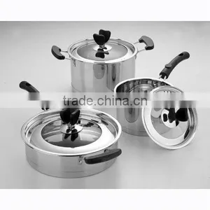 Stainless Steel Stock Pots Set thumbnail-1