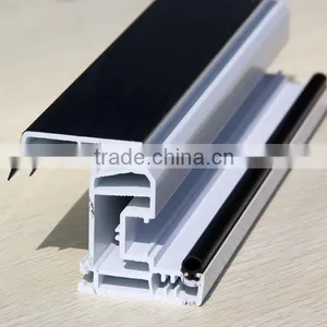 Both Side Wood Lamination Upvc Window and Door, Full Color Co-extrusion Upvc Profiles thumbnail-5