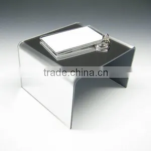 2016 White Acrylic Riser Display Fixtures, Plexiglass Display Riser thumbnail-5