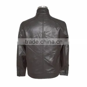 Mens Spring and Autumn Leather Jacket 2016 thumbnail-2
