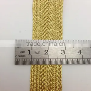 Eastern Europe Apparel Decoration Metallic Golden Lurex Royal Trimming Lace thumbnail-1