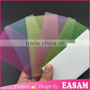 Easam New Cheap High Quality Plastic PVC Nail Art Stamp Plate With 6 Color Available Quality Choice thumbnail-1