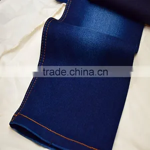 Spandex Cotton Denim Fabric Black Weft Denim thumbnail-1