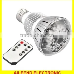 E27 Bulb Style Mini IR Night Vision Voice Activated Motion Detection Hidden Lamp Camera thumbnail-1