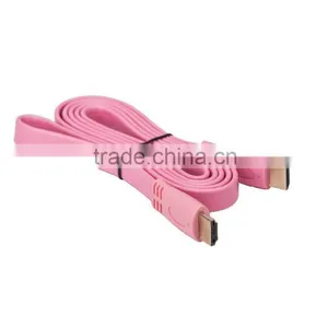 High Speed Flat HDMI Cable Male to Male Purple thumbnail-4