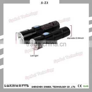 Ajustable Focus Torch USB Charging Hand Torch Light thumbnail-6