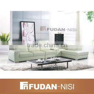 2016 Home Furniture Full Grain Leather Sectional Couch thumbnail-1