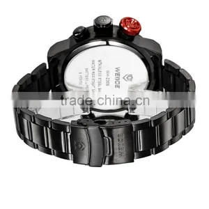 China Brand Wrist Watches 3 ATM Water Resistant Luxury Man Weide Led Watch thumbnail-5