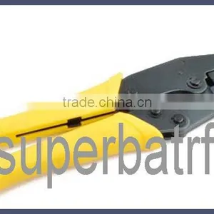 Ratchet Crimper Crimping Tool Locking Pliers for Coaxial Cable RG8 RG11 RG213 LMR400 RG316 RG174 thumbnail-1