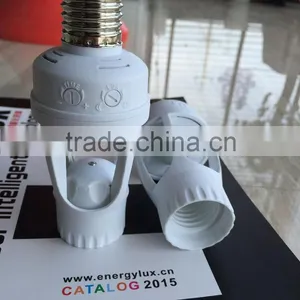 360 Degree PBT Motion Sensor PIR Bulb Holder for E27 thumbnail-2