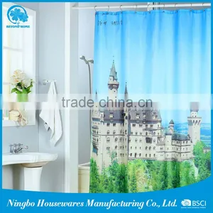 Hot-Selling High Quality Low Price Polyester Shower Curtain Fabric thumbnail-1