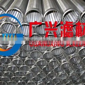 2014 Hot Sale 168.28mm V-shaped Wire Continuous Slot Water Well Screen Pipes thumbnail-4