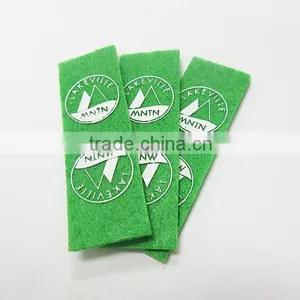 Die Cut Unique Green Silk Screen Printing on Felt Material thumbnail-1