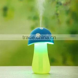 USB Portable Mushroom Lamp Air Humidifier Cool Fogger Mist Ultrasonic Humidifier thumbnail-1