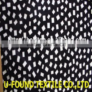 China Velvet Factory Black Write KS Polyester Spandex Velvet Fabric For Garment thumbnail-1